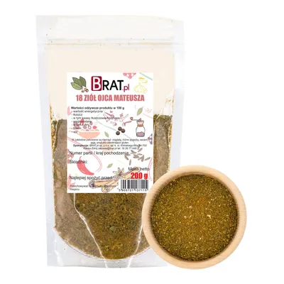 Obrázok produktu pre 18 Bylinky otca Mateja 200g Brat.pl