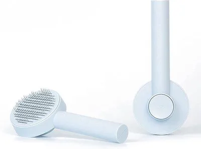 Produktbild von Famanu Katzenbürste für kurzes Haar - selbstreinigende Massagebürste