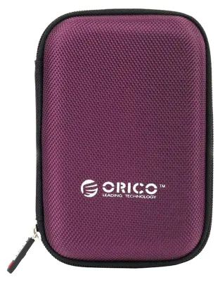 Zdjęcie produktu dla ORICO PHD-25-PU-BP, Etui zamykane, Kopolimer Etylenu z Octanem Winylu (EVA), Fioletowy, 2.5", 160 mm, 110 mm
