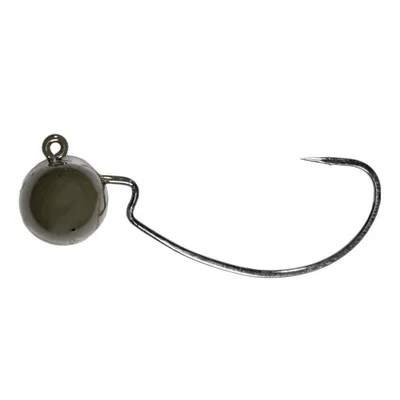 Produktbild von #LMAB Tungsten Offset Jig Green Pumpkin - Hakengr.: 3/0 - Kopf: 10,6 g