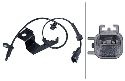 Productafbeelding van HELLA ABS-sensor, wieltoerental sensor, voor FORD Mondeo V Kombi (CF), artikelnummer 6PU 358 217-351
