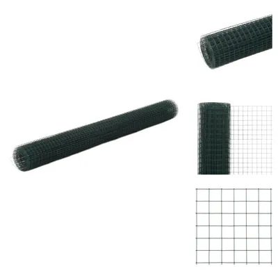 Obrázok produktu pre vidaXL Oceľový plot s PVC povlakom 25x1,5 m zelený - Plotové panely