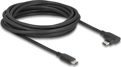 Zdjęcie produktu dla DeLOCK 81196, 5 m, USB C, USB C, USB 3.2 Gen 2 (3.1 Gen 2), 10 Gbit/s, Czarny