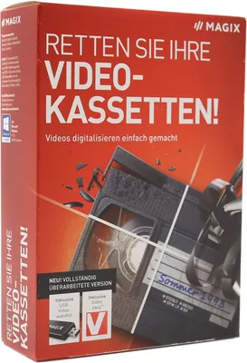 Produktbild von Retten Sie Ihre Videokassetten! 2022 – Videokassetten digitalisieren einfach gemacht