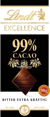 Produktbild von Lindt 3046920028721, dunkle Schokolade, 50 g, 2433 kJ, 590 kcal, 51 g, 31 g
