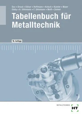 Produktbild von Tabellenbuch für Metalltechnik