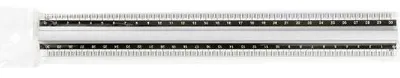 Produktbild von Artiglio 5281, Schreibtisch-Lineal, Aluminium, Weiß, cm, mm, 300 mm, Sichtverpackung