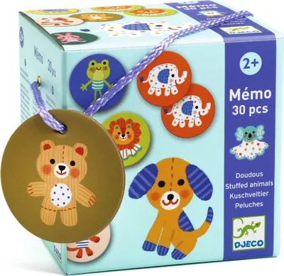Obrázok produktu pre Memo hra hračky z plyšu, Djeco