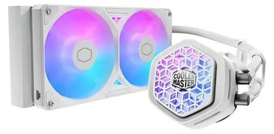 Produktbild von Cooler Master MasterLiquid Atmos II VRM Fan, Flüssigkeitskühlung, 12 cm, 690 RPM, 2500 RPM, 240,35 m³/h, Weiß