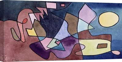 Produktbild von Leinwandbilder - Paul Klee, Dramatic Landscape - 140x70 cm