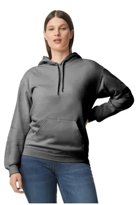 Productafbeelding van Gildan - "Softstyle" hooded sweater, mediumgewicht, uni, voor heren/dames, model LT621 (4XL) (houtskoolgrijs)