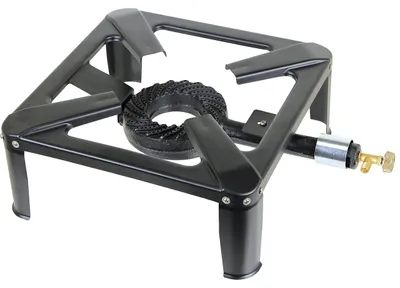 Produktbild von WALTER Hockerkocher, Gaskocher, Campingkocher, Gasherdplatte, Gasbrenner, inkl. Schlauchleitung und Propankonstantregler, flexibel einsetzbar, ideal für Camping, Outdoor und Freizeit