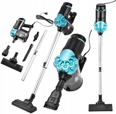 Produktbild von 2in1 Sauger Hand Stielstaubsauger Zyklon beutellos 0,8L<79db Turbodüse*55836