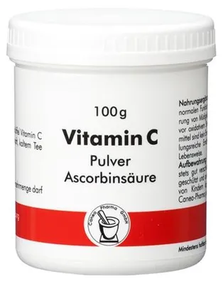 Produktbild von Canea Vitamin C Pulver Ascorbinsäure, 100 g Pulver