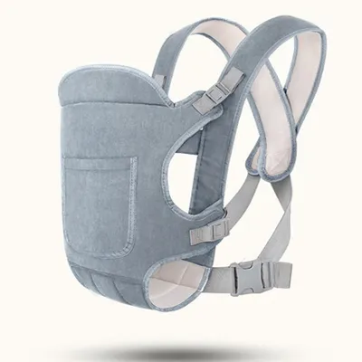 Produktbild von Tragetuch Baby geborene – Babytrage ab Geburt bis 15 kg – Ergonomische Babytrage für geborene und Babys – Verstellbare Bauchtrage – Grau