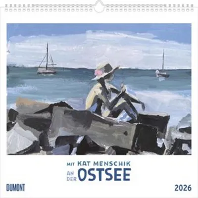 Productafbeelding van Met Kat Menschik aan de Oostzee, 2026 - Kunstkalender - Ringband - Formaat 38 x 35,5 cm