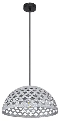 Produktbild von Hängeleuchte, Metall, schwarz, grau, höhenanpassbar, D 35 cm