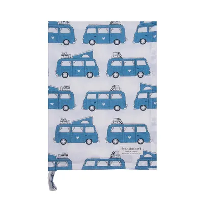 Produktbild von Krasilnikoff - Geschirrtuch KW13515 Autocamper,  blue