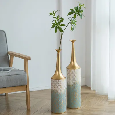 Produktbild von Solidchoice – Set aus 2 Vintage-Bodenvasen
