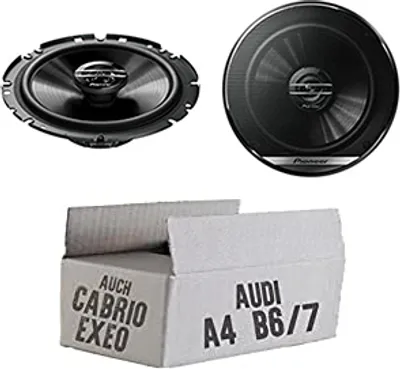 Produktbild von Lautsprecher Boxen Pioneer TS-G1720F - 16,5cm 2-Wege Koax Koaxiallautsprecher Auto Einbausatz - Einbauset passend für Audi A4 B6/7 Seat Exeo - justSOUND
