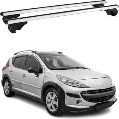 Produktbild von Dachträger Grundtäger für Peugeot 207 Kombi 2007-2012 75kg Alu Silber 2 tlg