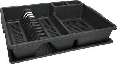 Produktbild von Geschirrabtrockengestell Classic silber 44x35x9 cm