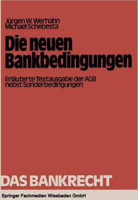 Obrázek produktu pro Die neuen Bankbedingungen