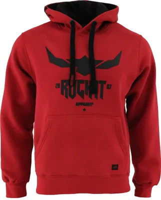 Produktbild von ROCK-IT Apparel Kapuzenpullover für Herren – Robuster Hoodie mit Druck Rot S