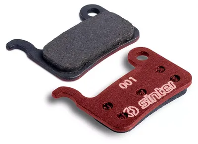 Produktbild von Sinter Scheibenbremsbelag 001 Shimano A organisch, MTB Standard, rot, Set