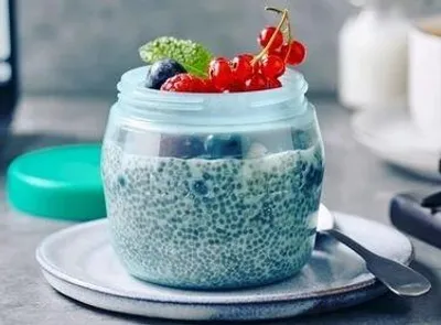 Produktbild von Tupperware Vorratsbehälter 325 ml Blau Kunststoff