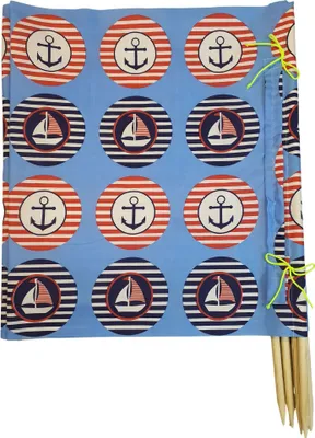 Produktbild von WINDSCHUTZ 8m für Strand Garten Meer SICHTSCHUTZ Camping Blickschutz Trennenwand 22. Anker