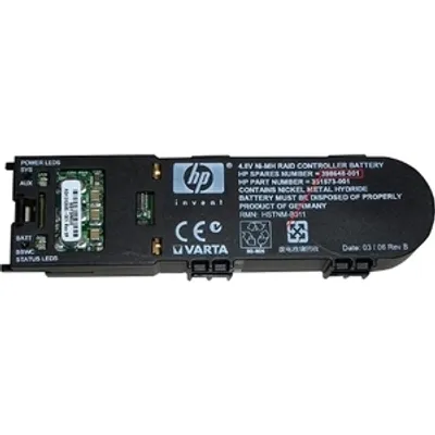Produktbild von HPE 398648-001, Nickel-Metallhydrid (NiMH), 500 mAh, Schwarz, 4,8 V