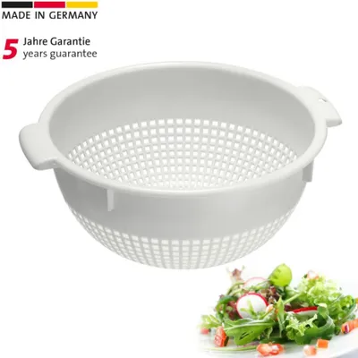 Produktbild von Westmark Kunststoff-Küchensieb Ø 26cm mit Aufsätzen - spülmaschinenfest, Weiß