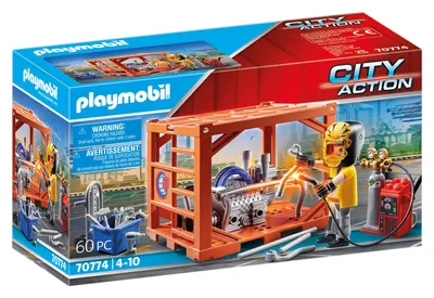 Produktbild von PLAYMOBIL City Action 70774 Containerfertigung