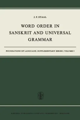 Obrázek produktu pro Word Order in Sanskrit and Universal Grammar