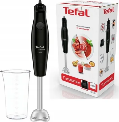 Produktbild von TEFAL TURBOMIX HB121838 STABMIXER SCHWARZ 350W, 2 Klingen