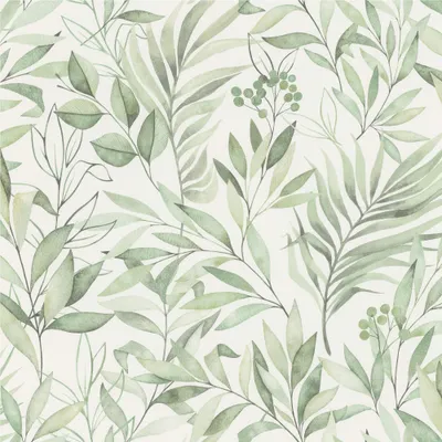 Produktbild von Papiertapete 286052 Tapete Botanical Dschungel 53 x 1005 cm Rasch Selection Grün