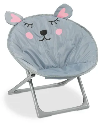 Kinder-Moonchair, inklappbar, Maus-Design, 47x50x48 cm, grau