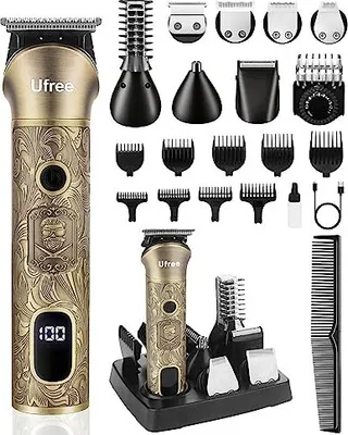 Produktbild von Ufree Herren Professional Bart Trimmer, 7-in-1-Haar Rasiermesser, elektrische lange Geburtstagsgeschenkmänner