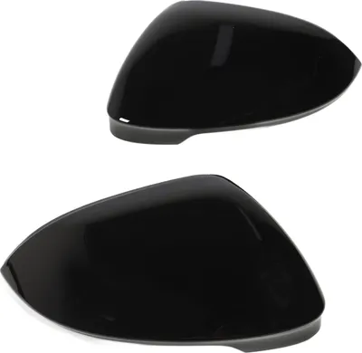 Immagine prodotto di 2PCS copertura specchietto retrovisore nero lucido liscio texture porta laterale cappuccio alloggiamento Fit per ID3 Mk8 2020+