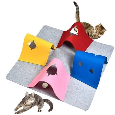 Produktbild von Elzusha – Faltbarer Spieltunnel für Katzen