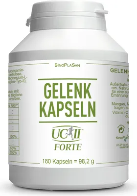Obrázok produktu pre SinoPlaSan kĺbové kapsule UC-II FORTE | 180 kapsúl