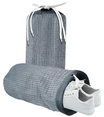 Image de Sacs de lavage pour chaussures, lot de 2, avec cordon de serrage, pour machine à laver et sèche-linge