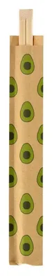 Produktbild von Essstäbchen, 210 mm, Avocado Bambus 210 | Packung (100 Stück)