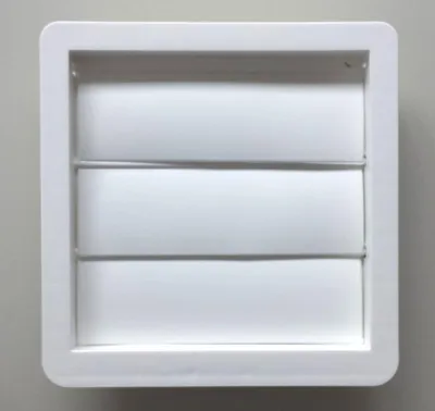 Produktbild von Weißes Lüftungsgitter für VMC, Durchmesser 100