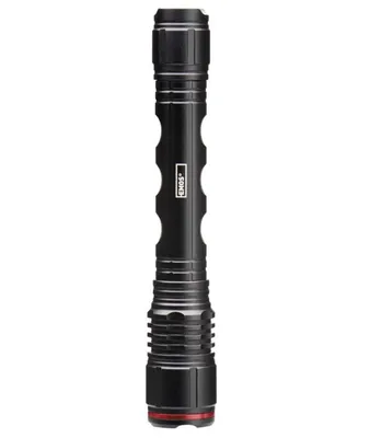 Produktbild von EMOS ultraleichte LED-Metall-Taschenlampe, wasserdichte stoßfeste Handlampe mit Fokus, 120lm, 90m Leuchtweite, Laufzeit 7 St., P3113