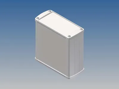Produktbild von ALUMINIUMGEHÄUSE - WEIß - 110 x 105.9 x 45.8 mm