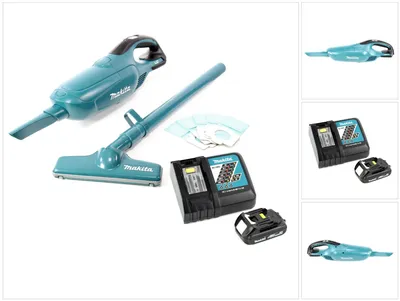 Obrázek produktu pro Akumulátorový vysavač Makita DCL 182 RY1 18 V + 1x baterie 1,5 Ah + nabíječka