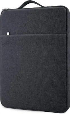Obrázok produktu pre Poťah na notebook, 15,6 palcov, čierny, s rúčkou, ochranný obal