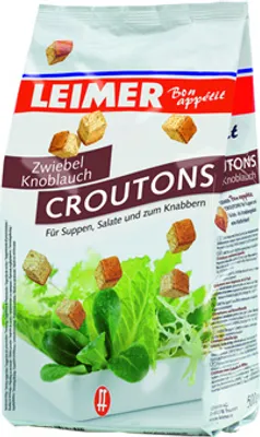 Produktbild von Leimer Croutons Zwiebel/Knoblauch